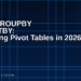 Excel GROUPBY and PIVOTBY: The New Functions That Are Replacing Pivot Tables in 2026