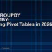 Excel GROUPBY and PIVOTBY: The New Functions That Are Replacing Pivot Tables in 2026