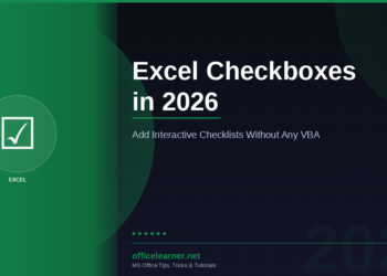 Excel Checkboxes in 2026: How to Add Interactive Checklists Without Any VBA