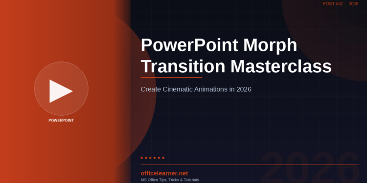 PowerPoint Morph Transition Masterclass: Create Cinematic Animations in 2026