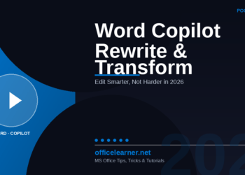 Word Copilot Rewrite & Transform: Edit Smarter, Not Harder in 2026