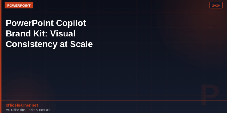 PowerPoint Copilot Brand Kit: Maintain Visual Consistency Across Every Presentation