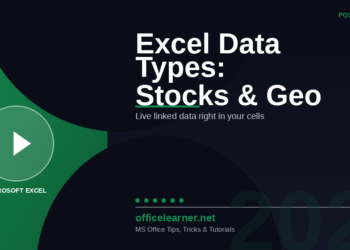 Excel Data Types: Use Real-Time Stocks, Geography, and Custom Linked Data in 2026