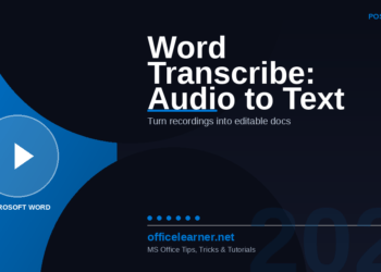 Word Transcribe: Turn Audio and Video Into Editable Text in Minutes