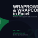 Excel WRAPROWS & WRAPCOLS: Reshape and Reorganize Data in Seconds
