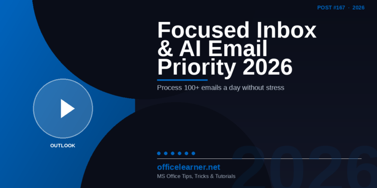 Outlook Focused Inbox and AI Email Priority in 2026: Process 100+ Emails a Day Without the Overwhelm