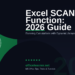 Excel SCAN Function in 2026: Master Running Calculations with Dynamic Arrays