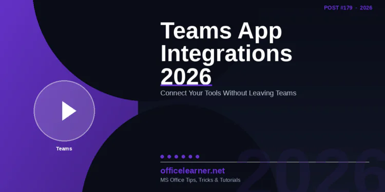 Microsoft Teams App Integrations in 2026: Connect Your Favourite Tools Without Leaving Teams