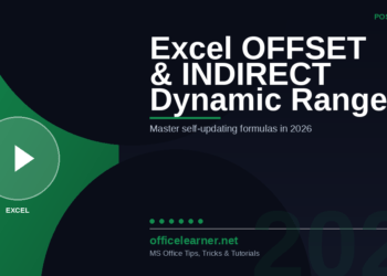 Excel OFFSET & INDIRECT: Master Dynamic Range Formulas in 2026