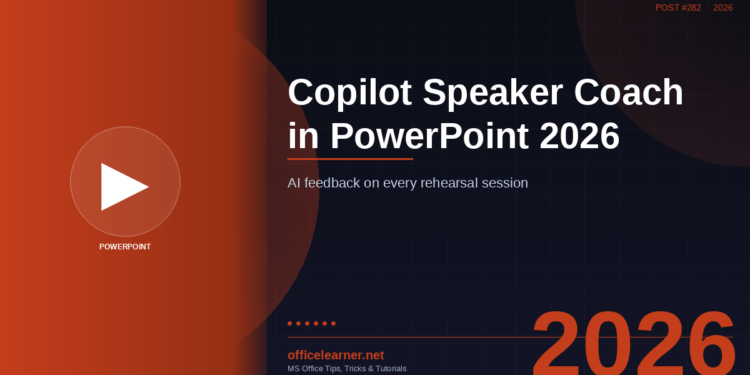 PowerPoint Copilot Speaker Coach in 2026: Get AI-Powered Feedback on Every Presentation