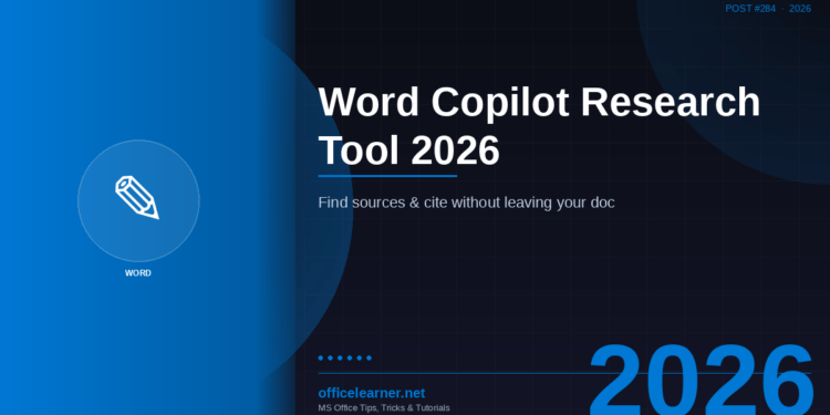 Word Copilot Research Tool in 2026: Find Sources, Summarise, and Cite Without Leaving Your Document