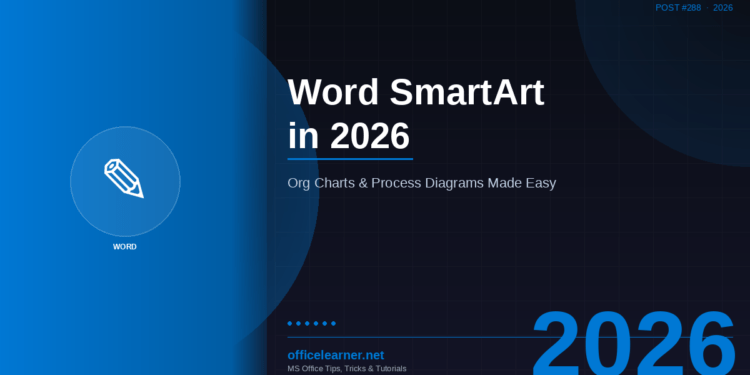 Word SmartArt in 2026: Create Professional Org Charts and Process Diagrams Without Design Skills