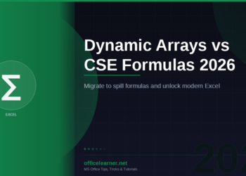 Excel Dynamic Arrays vs CSE Formulas in 2026: The Complete Migration Guide