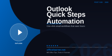 Outlook Quick Steps: Automate Repetitive Email Tasks in 2026