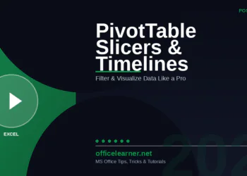 Excel PivotTable Slicers and Timelines in 2026: Filter and Visualize Your Data Like a Pro