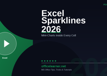 Excel Sparklines in 2026: Add Mini-Charts Inside Cells for Instant Data Visualization