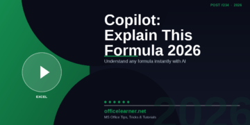 Excel Copilot "Explain This Formula" in 2026: Understand Any Formula Instantly with AI