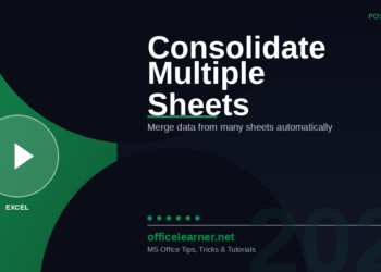 Excel Consolidate Feature: Merge Data from Multiple Sheets Automatically in 2026