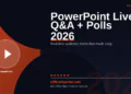 PowerPoint Live Presentations in 2026: Real-Time Q&A, Polls, and Audience Interaction