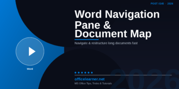 Word Navigation Pane and Document Map in 2026: Instantly Navigate and Reorganize Long Documents