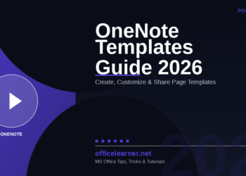 OneNote Templates in 2026: Create, Customize, and Share Page Templates for Faster, Better Notes