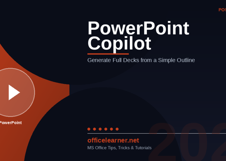 PowerPoint Copilot Outline-to-Deck Generator in 2026: Create Full Slide Decks from a Simple Outline