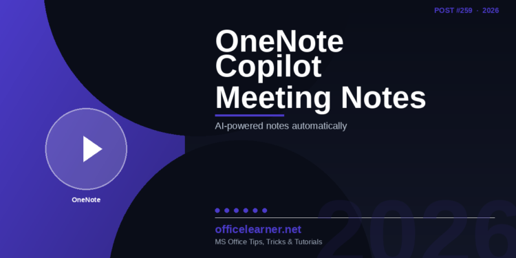 OneNote Copilot: Capture AI-Powered Meeting Notes Automatically in 2026