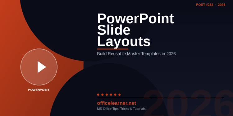 PowerPoint Custom Slide Layouts in 2026: Build Reusable Master Templates That Save Hours