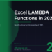 Excel LAMBDA Functions in 2026: Build Your Own Custom Excel Functions Without VBA