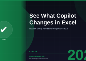 Excel Show Changes in 2026: See Exactly What Copilot Edits Before You Accept It