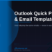 Outlook Quick Parts and Email Templates: Stop Typing the Same Emails in 2026