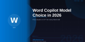 Word Copilot Model Choice in 2026: Switch Between Claude and GPT for Every Edit