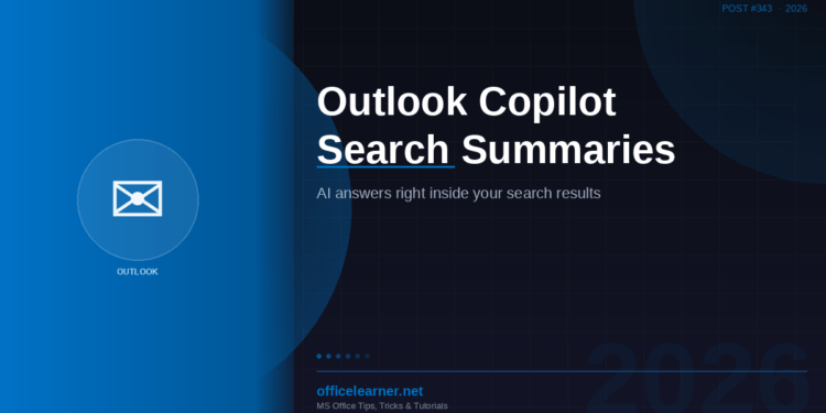 Outlook Copilot Search Summaries in 2026: Get Instant Answers Right in Your Search Results