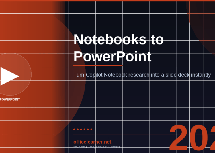 PowerPoint From Copilot Notebooks in 2026: Turn Research Into a Slide Deck With One Click