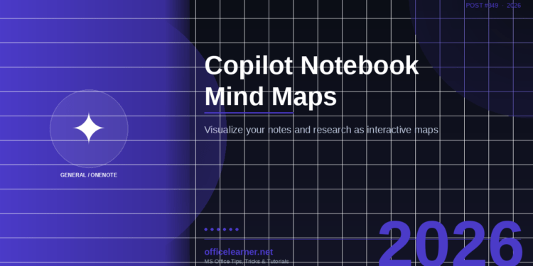 Copilot Notebook Mind Maps in 2026: Visualize Your Notes and Research as Interactive Maps